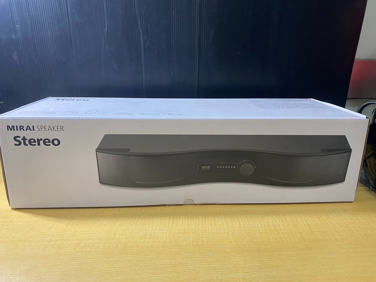 R745-66290 Mirai Speaker STEREO ミライスピーカー ステレオ ステレオで楽しめる音量を上げずに言葉くっきりのテレビ用スピーカー