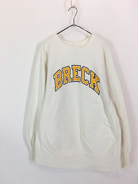 古着 90s USA製 Champion Reverse Weave 「BRECK」 リバース スウェット L 古着