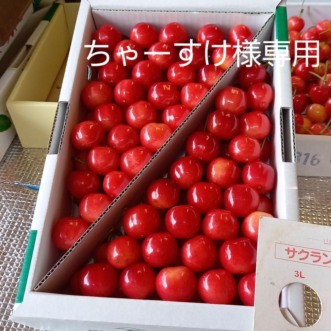 ちゃーすけ様専用 佐藤錦1キロ - 農産物の産直屋 - メルカリ