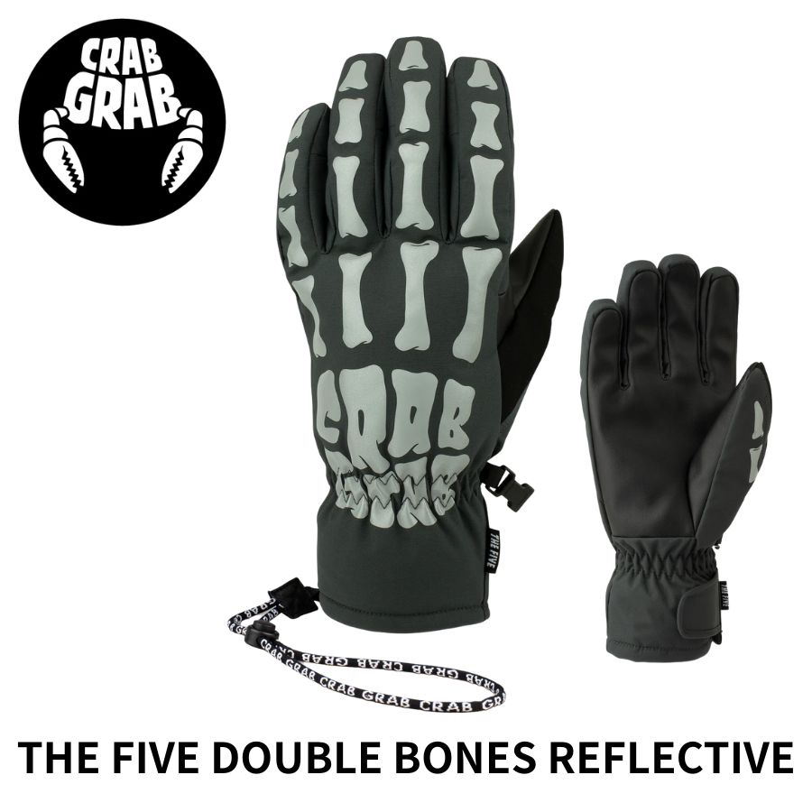 Crab Grab クラブグラブ FIVE GLOVE ファイブグローブ 25|26 スノーボード グローブ 5本指 ミトン 防水 保温 メンズ レディース