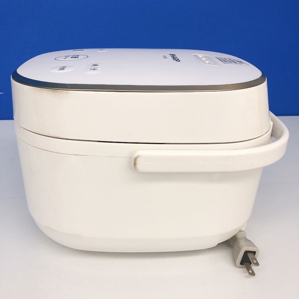 通電確認済】SHARP ジャー炊飯器 KS-C5E2-W 【電化製品】【2