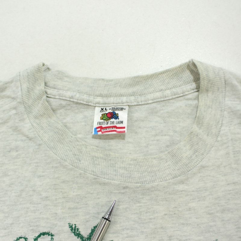 FRUIT OF THE LOOM テキストプリント Tシャツ XL 90s FRUIT OF THE LOOM テキストプリント Tシャツ XL 90s