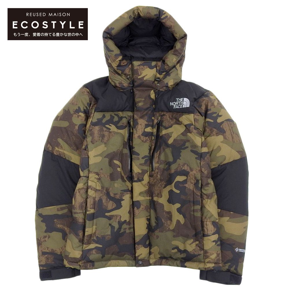 THE NORTH FACE ノースフェイス 新品同様  ノベルティ バルトロライト ジャケット ダウン カモフラ柄 メンズ カーキ系×ブラック XXL ND9234 XXL
