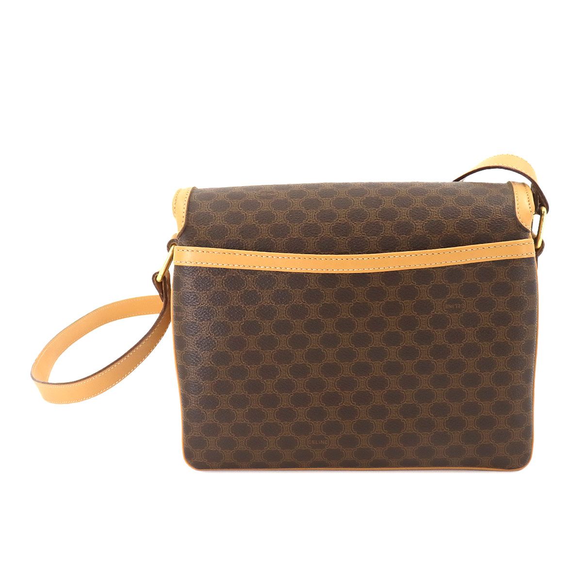 ⭐CELINE⭐　美品　セリーヌ　ショルダーバッグ　マカダム柄　ブラウン 楽天市場】CELINE ワンショルダーバッグ マカダム柄 レザー