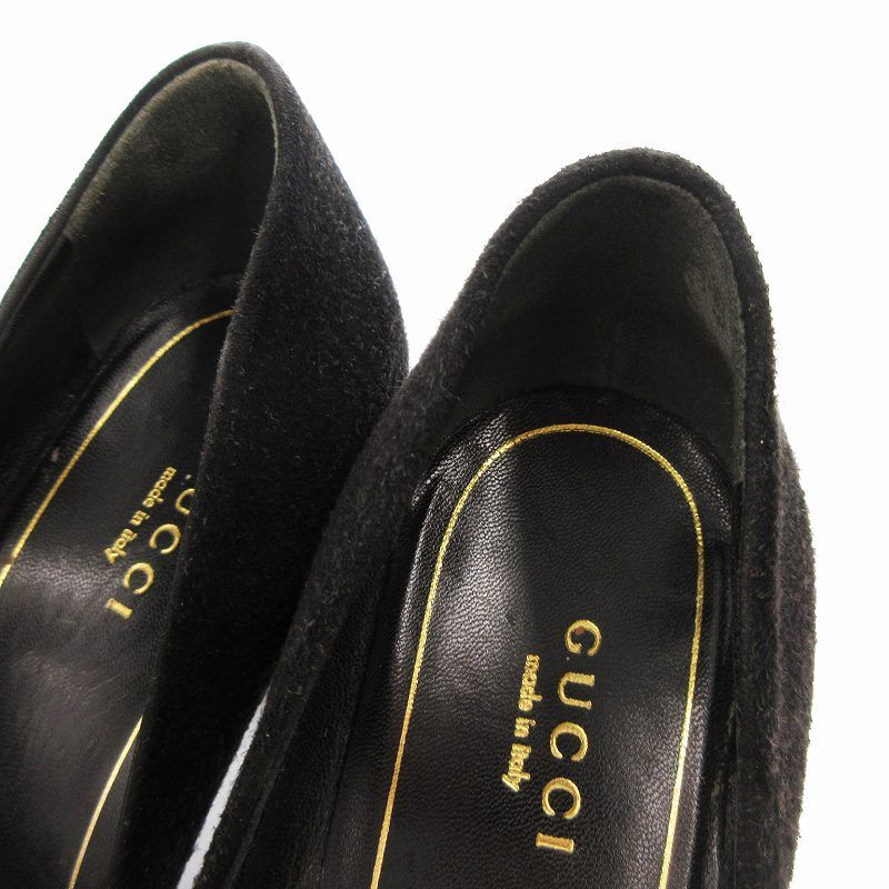 GUCCI【グッチ】スタッズ エナメル ブラック パンプス 21-3306-1.jpg