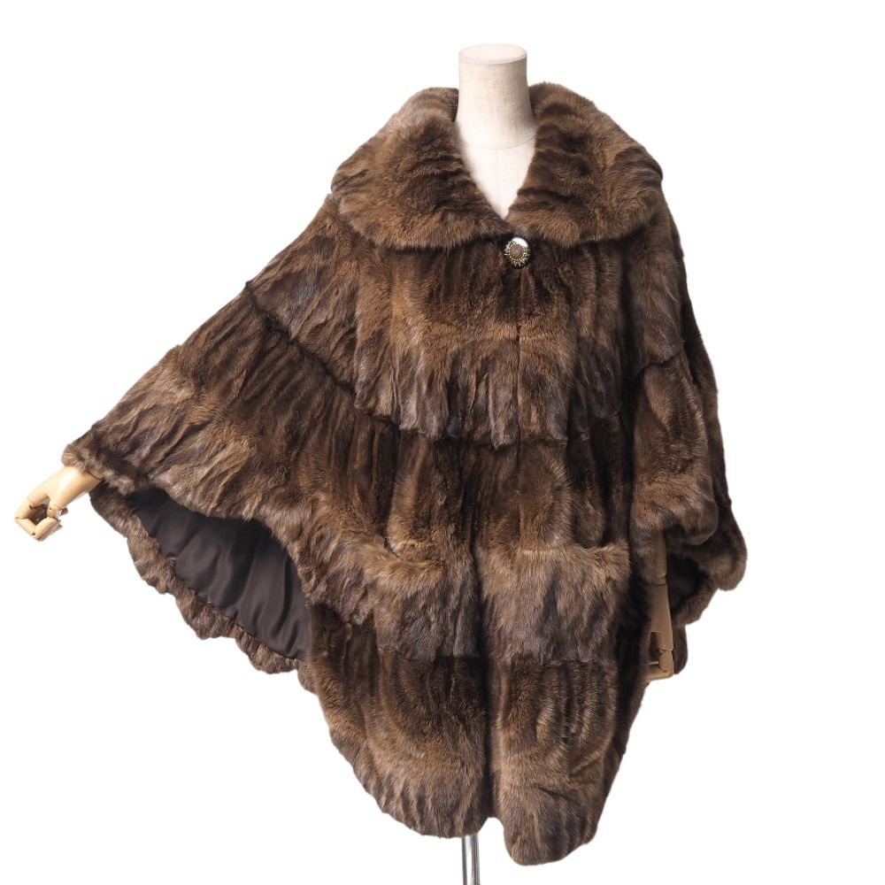 □美品□SOBOL ソボル ロシアンセーブル コート 毛皮 セーブル ファー