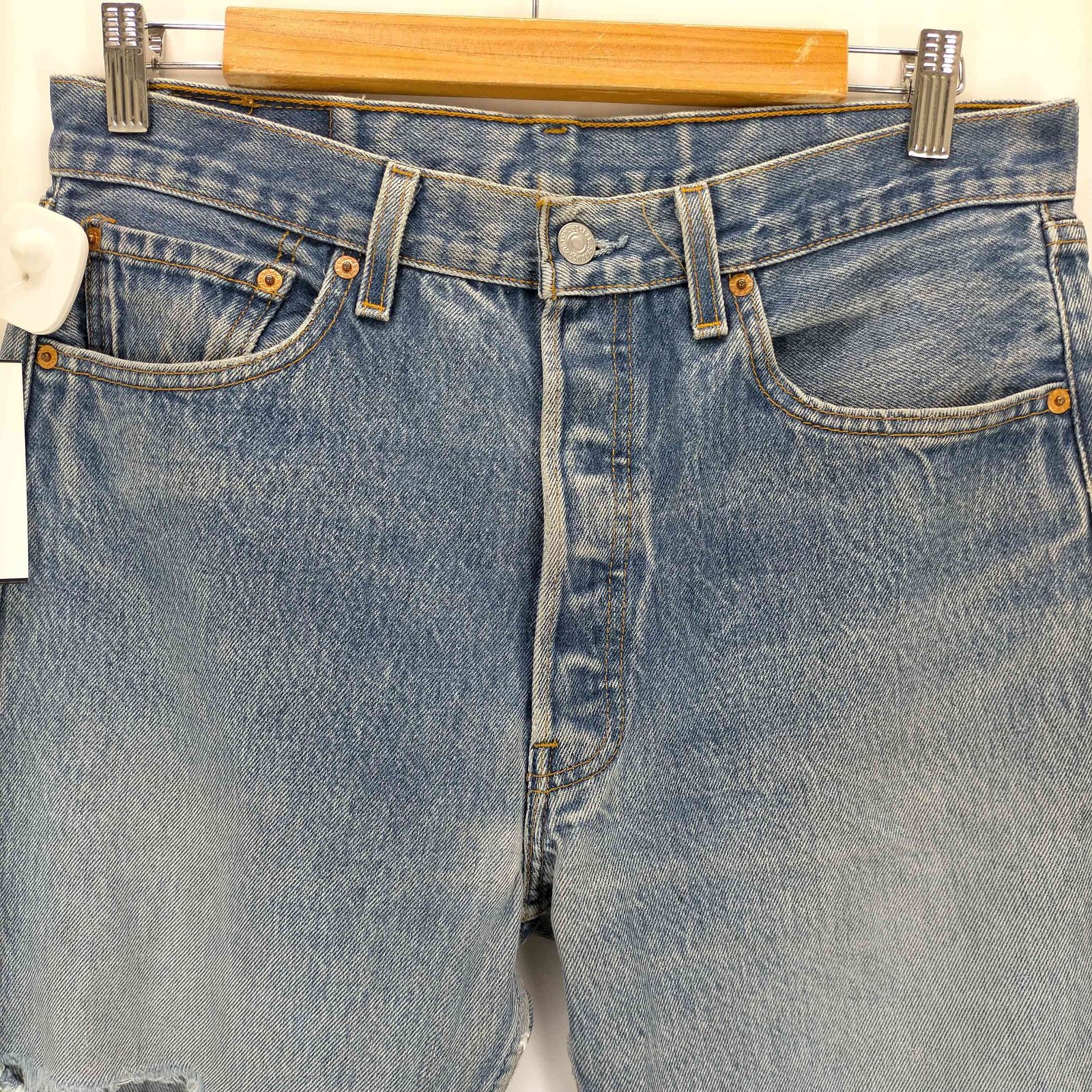 リーバイス Levis 01年製 USA製 553刻印 501 ボタンフライダメージ