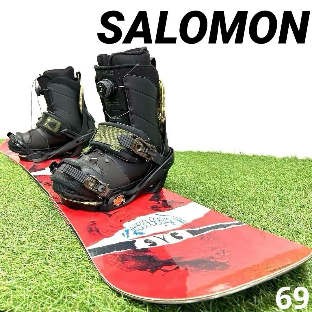 S927 SALOMON 148cm メンズスノーボードセット