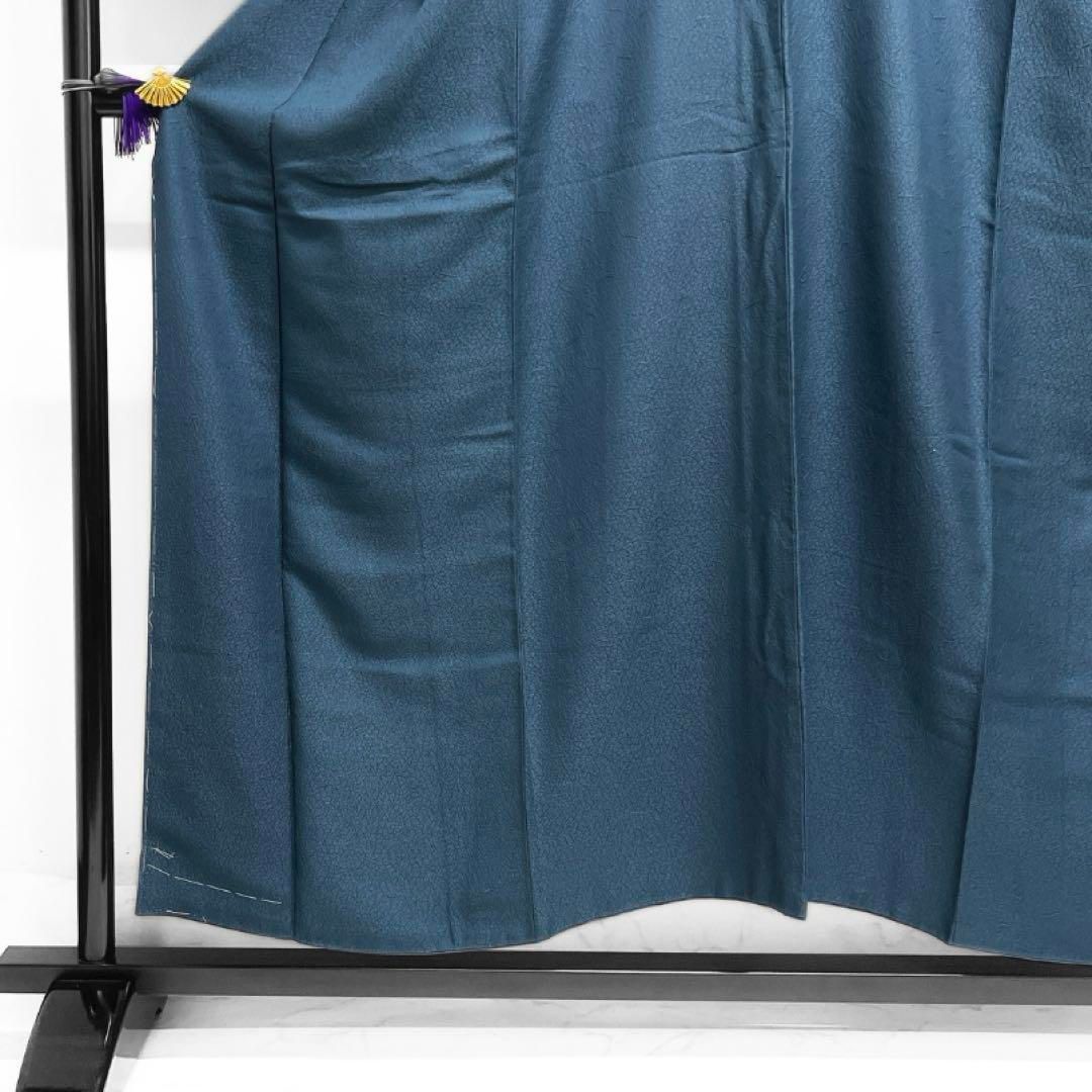 未着用　色無地　氷割れ地紋　パーティ　お茶会 着物　084a d 未着用 色無地 氷割れ地紋 パーティ お茶会 着物 084a d