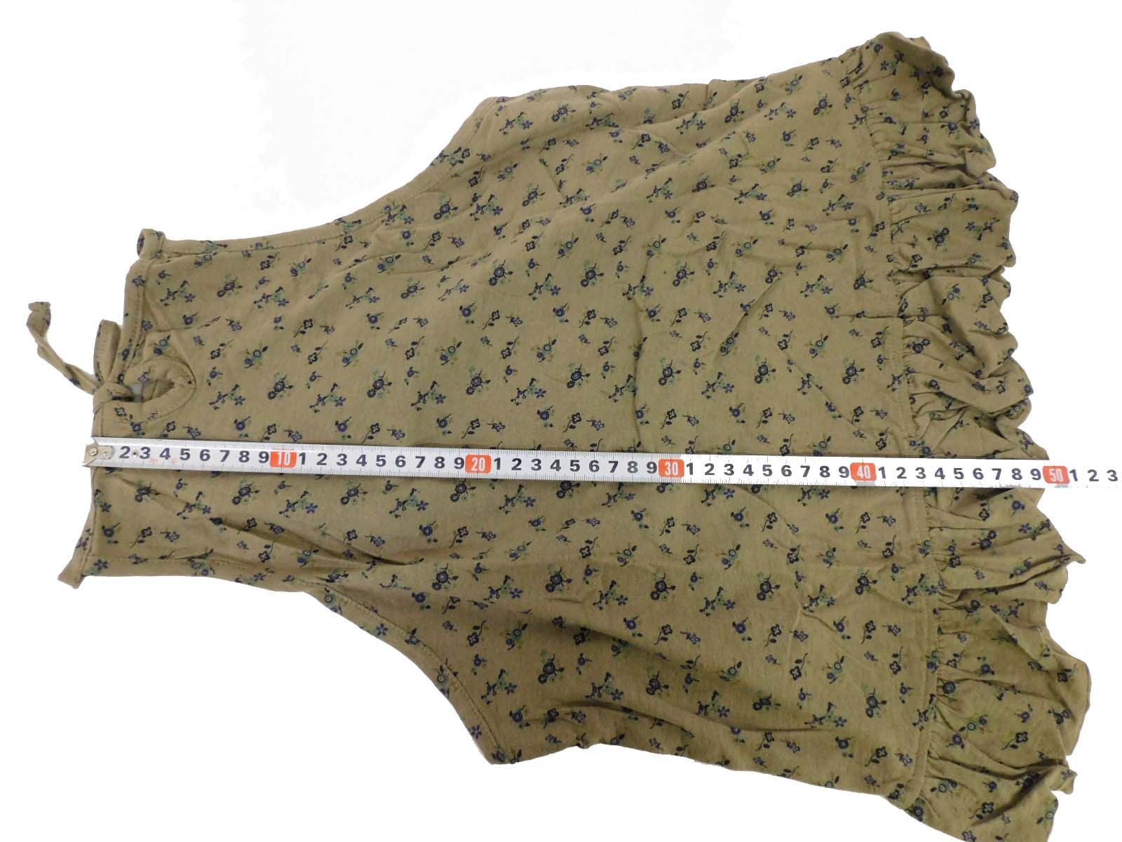 0620-05　小花キャミソール　カーキ　ドッグウェア　犬服6L　中型犬～-4