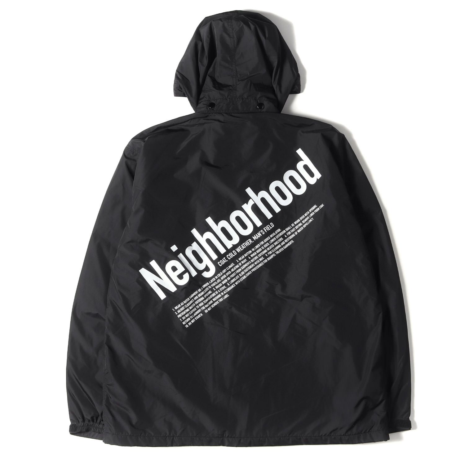 美品 NEIGHBORHOOD ネイバーフッド ジャケット 裏地フリース フード 