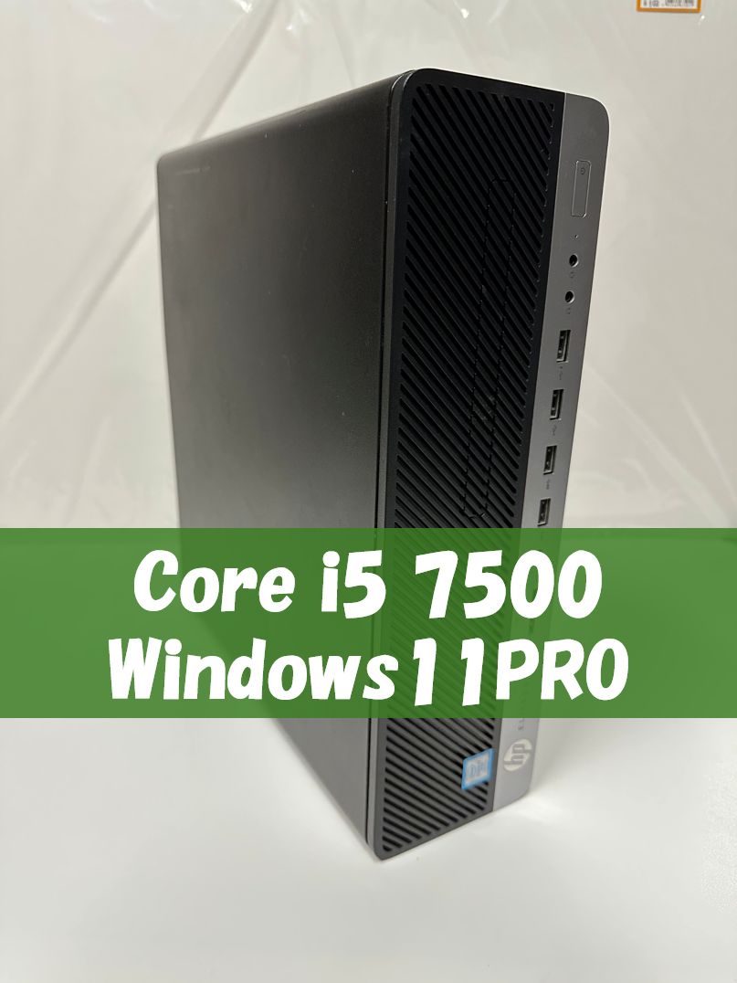 ビジネスデスクトップ|EliteDesk 800 G 3 SFF|Windows 11 pro|Core i 5 7600|メモリ 8 GB| |HP
