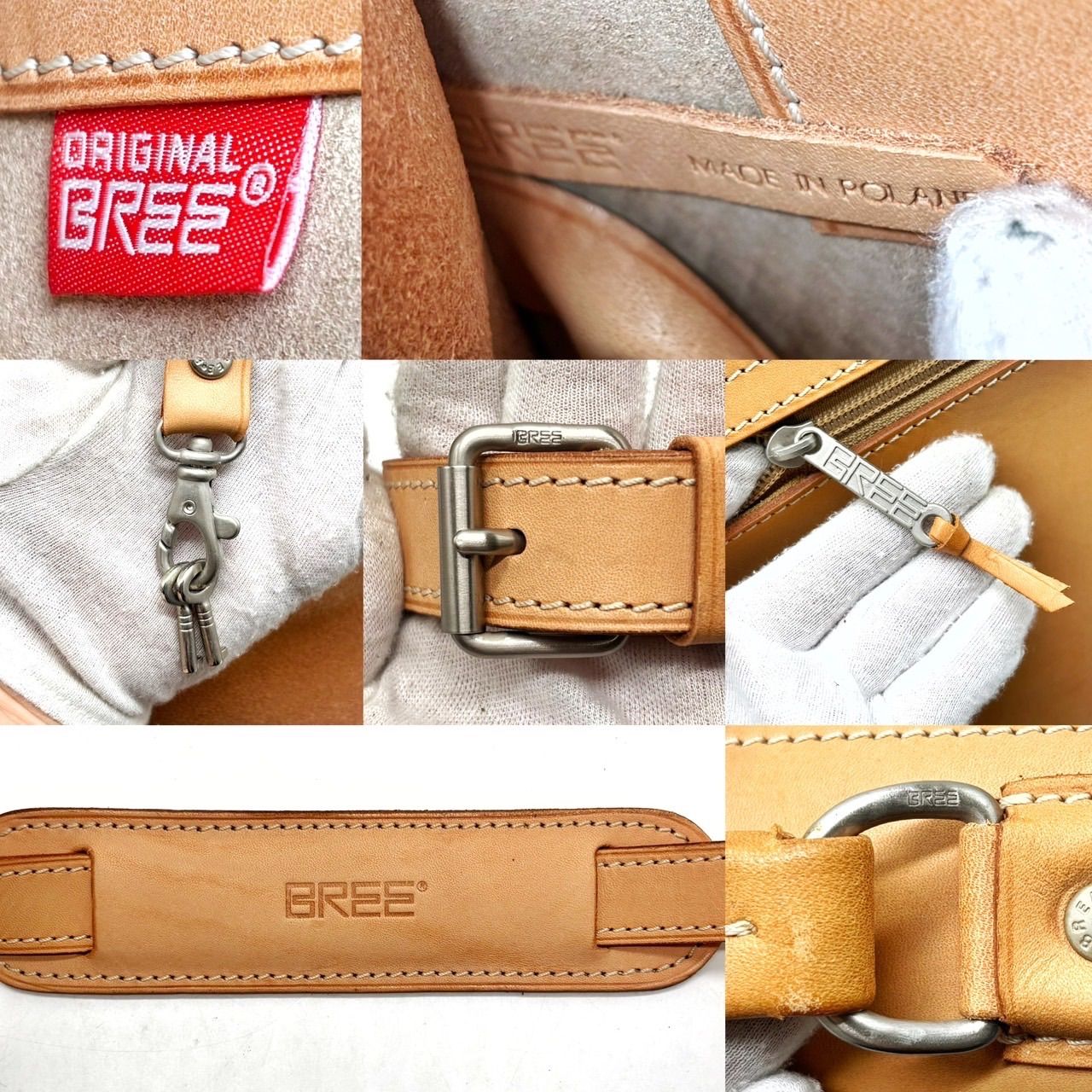 BN5166● BREE 2way ブリーフバッグ ビジネスバッグ ショルダー BREE / ブリー ヌメ革 2WAY フラップ ショルダー ビジネス