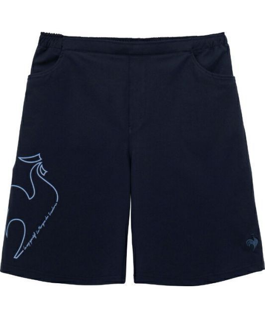 le coq sportif ルコック ＬＣＳ Ｐｌｕｍｅハーフパンツ ネイビー M QMMWJD01 NV | 衣類 服 ボトムス パンツ ズボン ハーフパンツ 半ズボン はっ水 軽量感 クロス素材 ドライ性能 吸汗 速乾 ロゴ デイ
