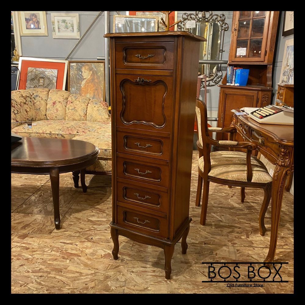 I様専用】コンソールチェスト スリム 猫脚 鍵付属 ナチュラルブラウン