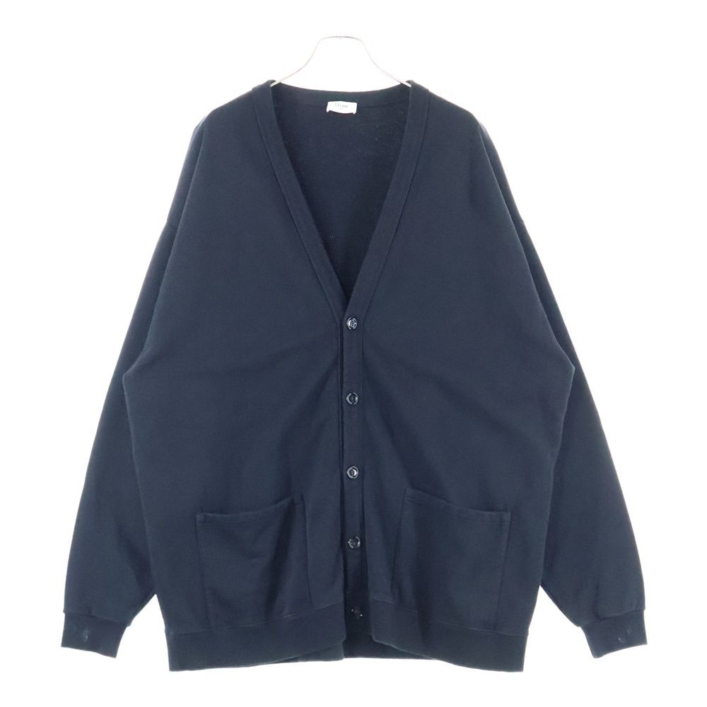 CELINE セリーヌ 22SS オーバーサイズ バックロゴプリント カーディガン ブラック 2Y672670Q