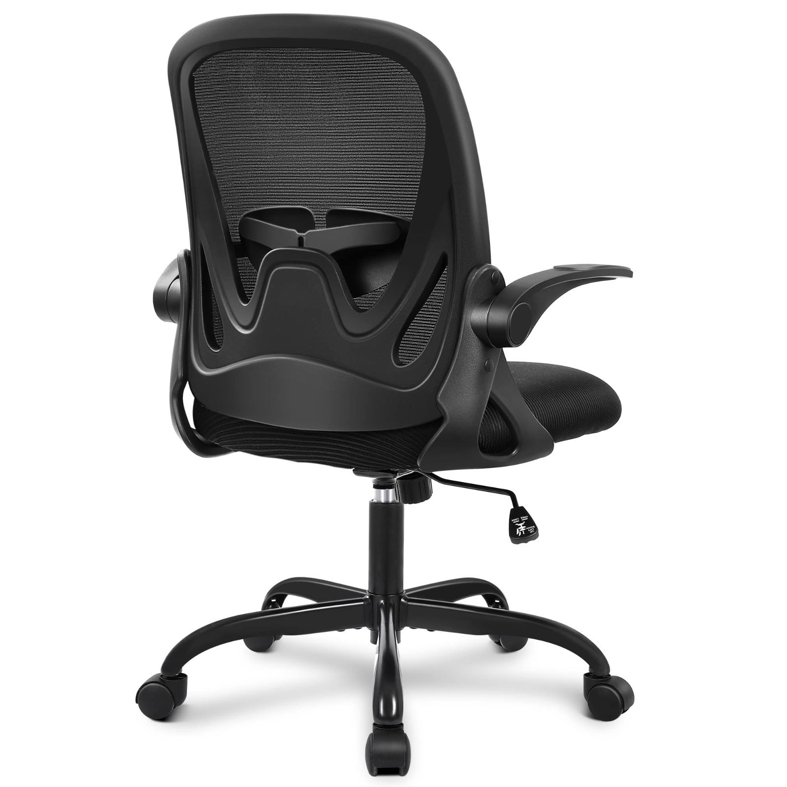 オフィスチェア 人間工学 メッシュ 椅子 肘置き ブラック