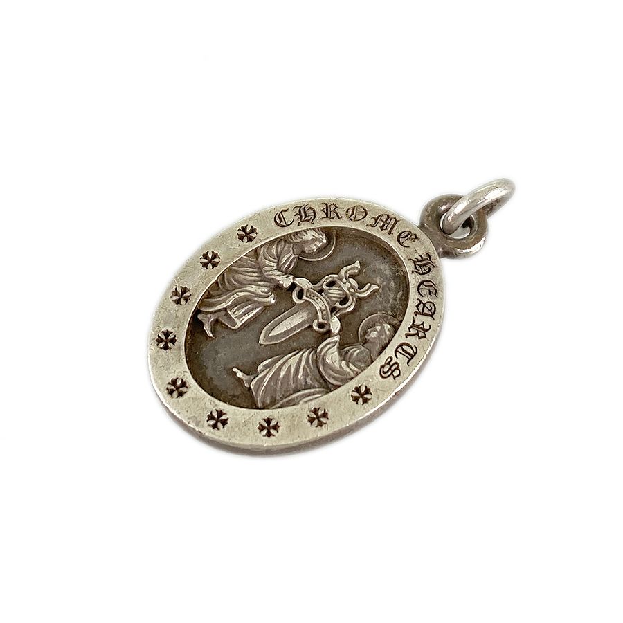 Chrome Hearts オーバル エンジェルメダル V2チャームネックレス