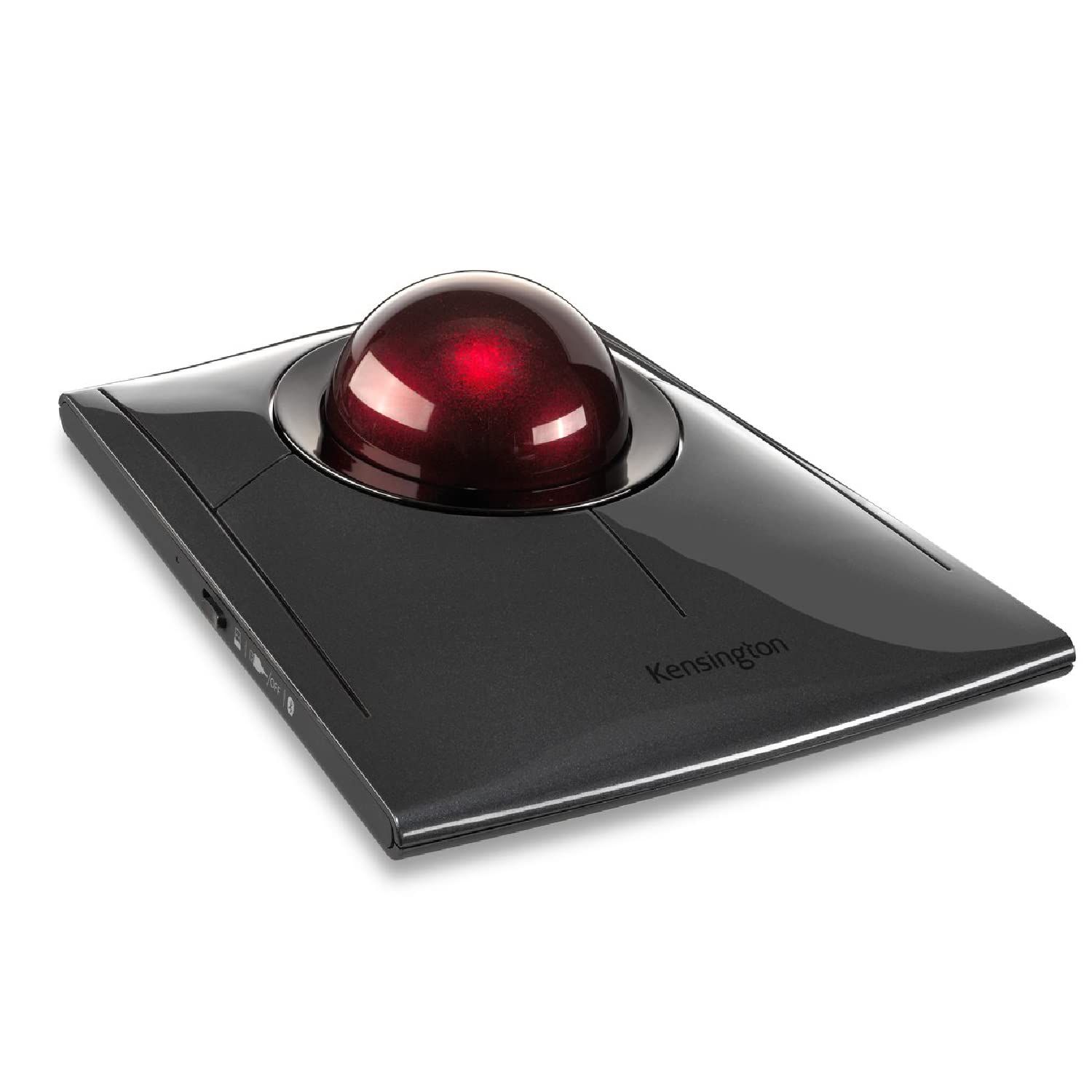 Kensington ケンジントン Slimblade Pro ワイヤレストラックボール 4ボタン 左右対称デザイン 55㎜ボール 有線接続 2.4GHzワイヤレス接続 Bluetooth接続 Mac対応 K72081JP
