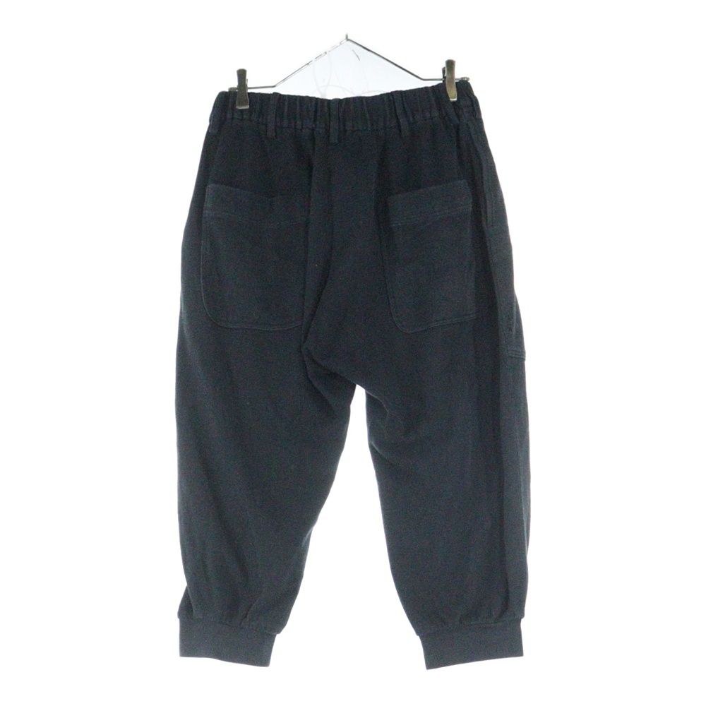 Yohji Yamamoto POUR HOMME ヨウジヤマモト プールオム 16 SS クロップドスウェットパンツ ブラック H 0 P 45 980