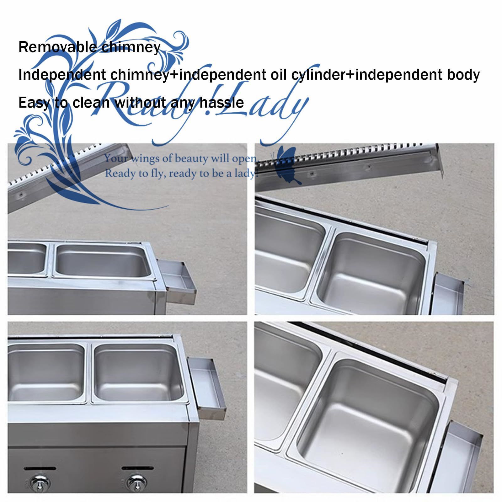 業務用ガスディープフライヤー 8L