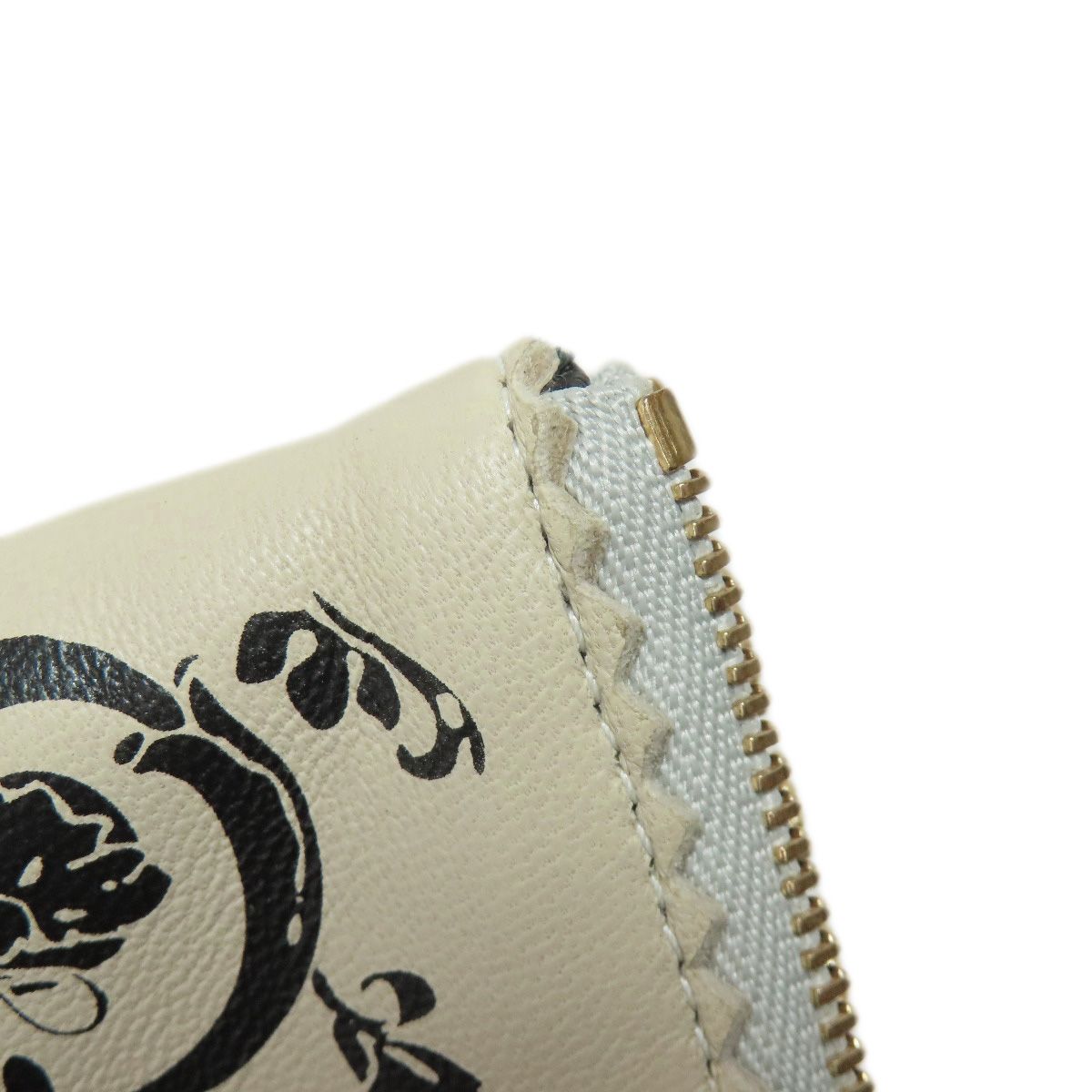 LOEWE ロエベ タッセルチャーム 総柄 化粧ポーチ ラムスキン  