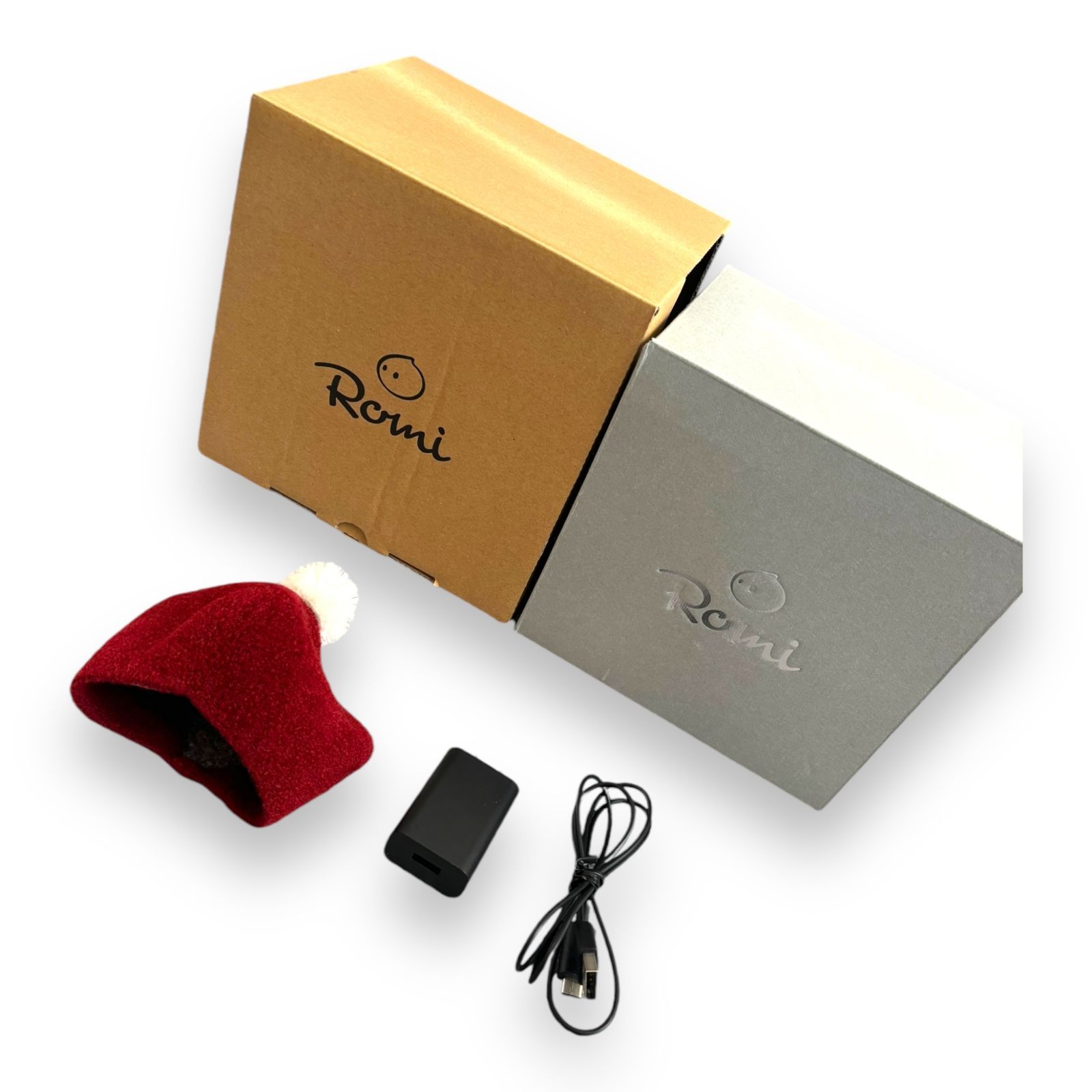 Romi ロミィ ROMI-P02 初代 美品 箱あり 動作確認済み 中古】Romi ロミィ 会話AIロボット 家庭用 ROMI-P02 （グッドデザイン