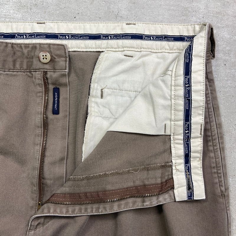 90年代 Polo Ralph Lauren ポロラルフローレン 2タック チノパンツ