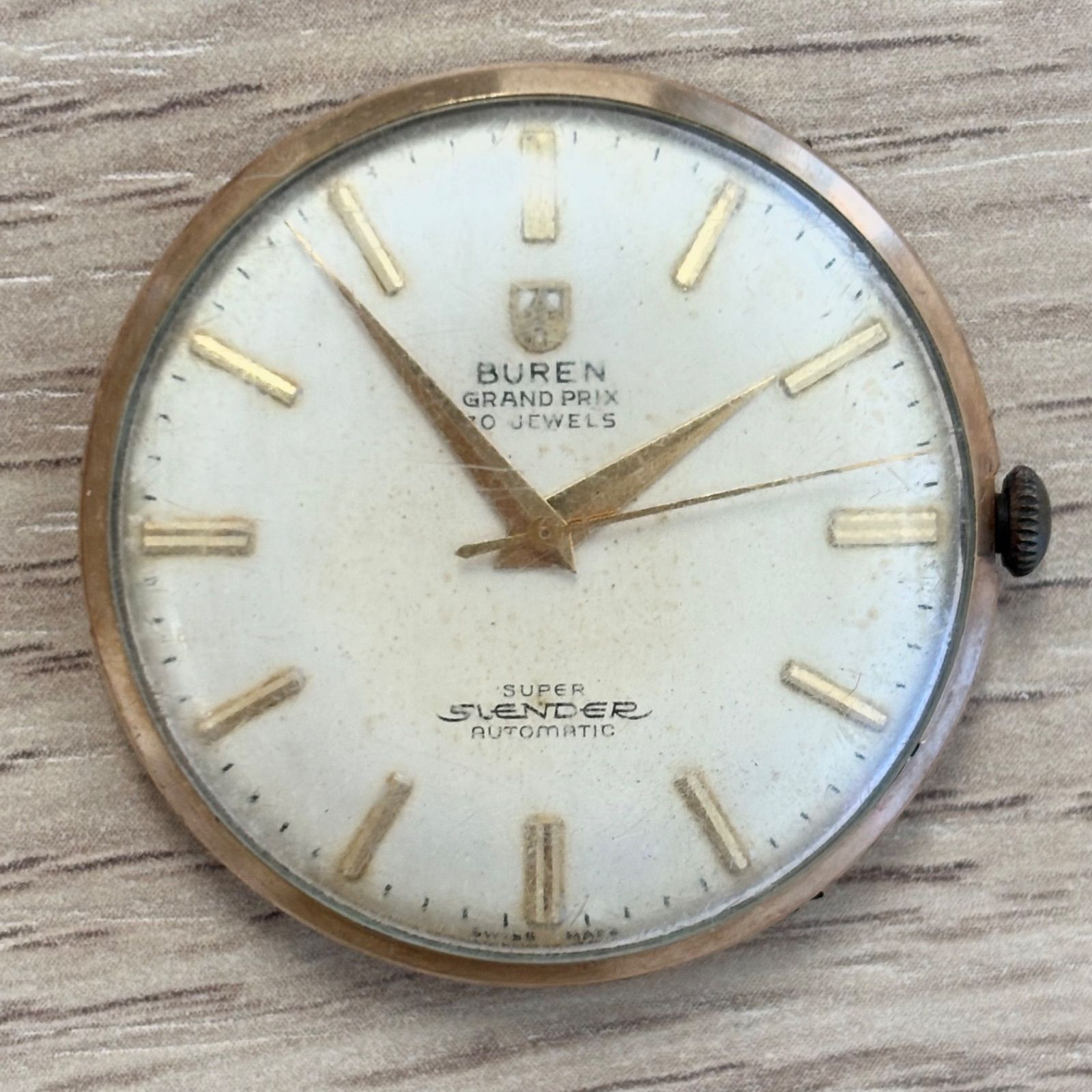 BUREN GRAND PRIX ジャンク品 Vintage Buren Grand Prix Hand-Winding Men's Watch | eBay