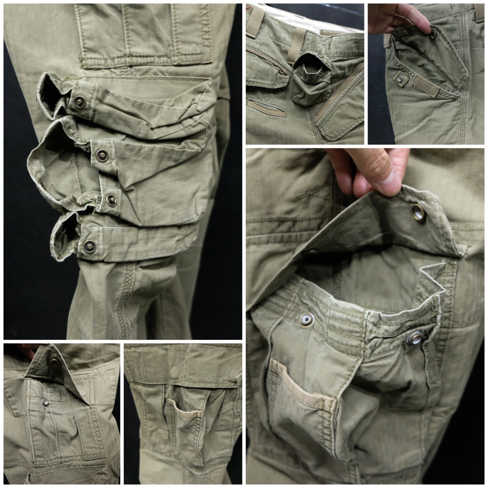 RALPH LAUREN　ラルフローレン　ヘリンボーン　カーゴパンツ　W３０ POLO RALPH LAUREN タクティカルカーゴパンツ W30/約82cm