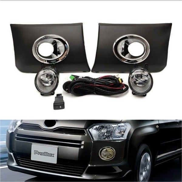 プロボックス対応 サクシード対応 フォグランプ キット 後付け NSP160V NCP160V NCP165V NHP160V 補修 交換 配線