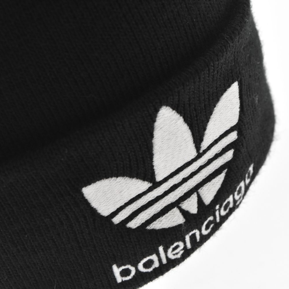 BALENCIAGA (バレンシアガ) ×adidas Logo Beanie 724009 443B1