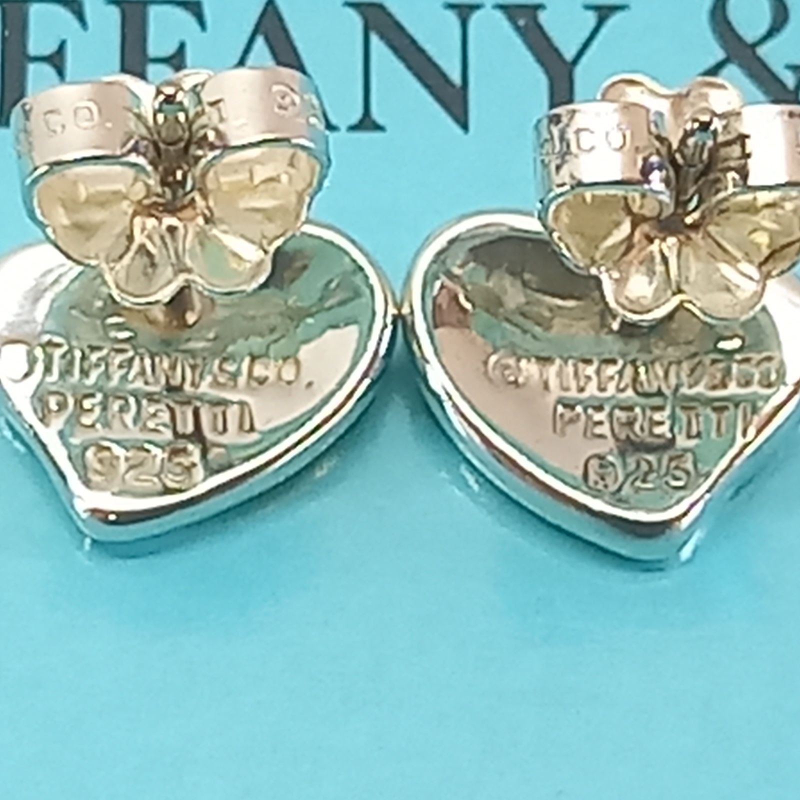 ビーンズ フルハート スタッド ピアス 925シルバー TIFFANY &Co