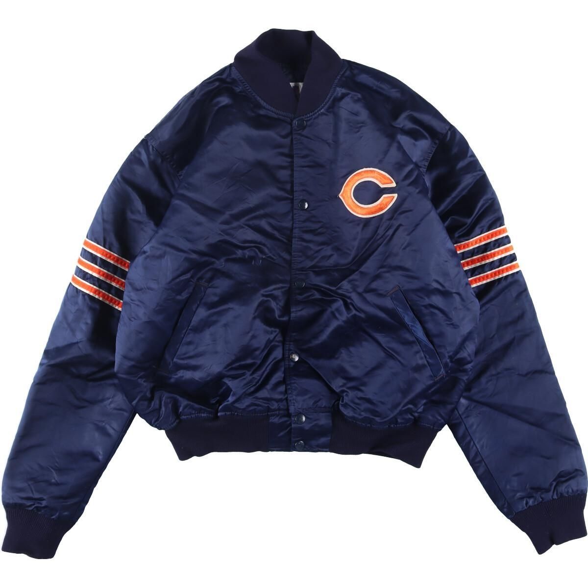 BEARS シカゴ　ジャケット　スタジャン　古着 古着 90年代 スターター Starter NFL CHICAGO BEARS シカゴ