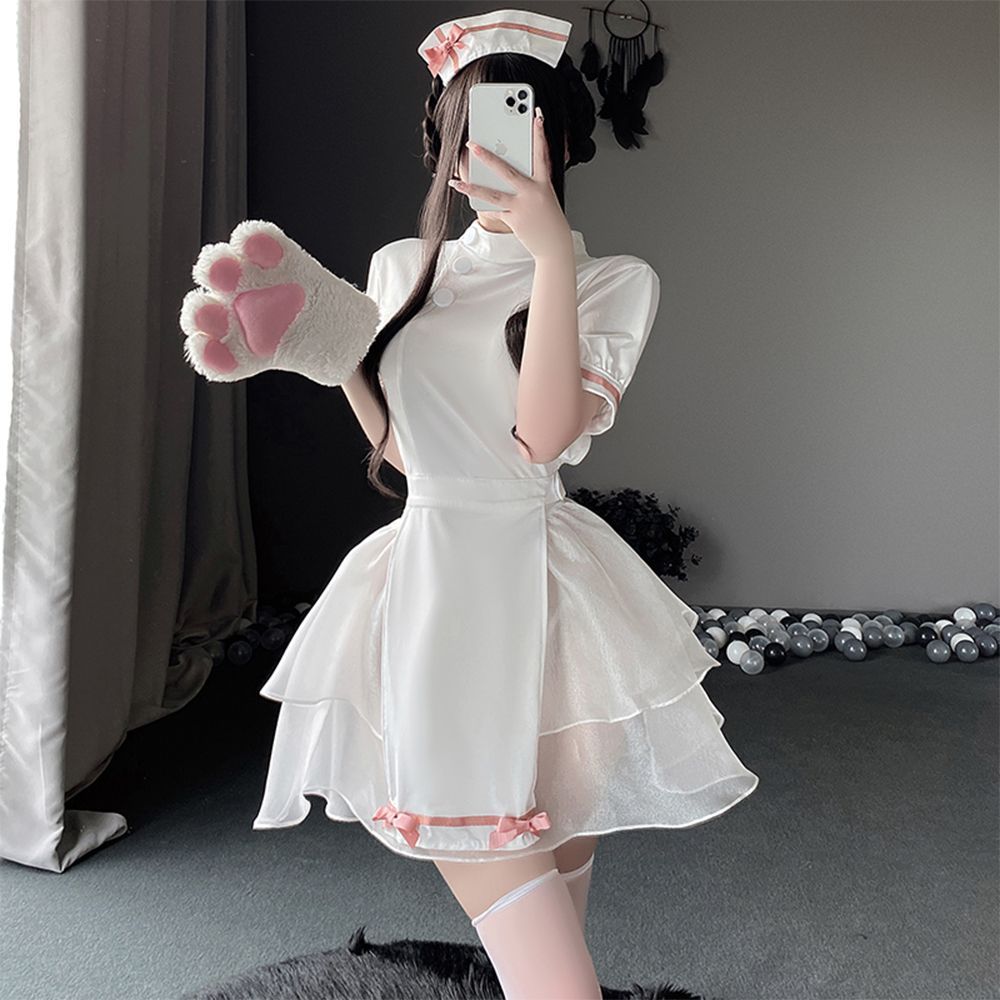 ◎ナース コスプレ セクシー ナース服 制服 ボンデージ　フリーサイズ ナース コスプレ セクシー ナース服 制服 ボンデージ 看護婦