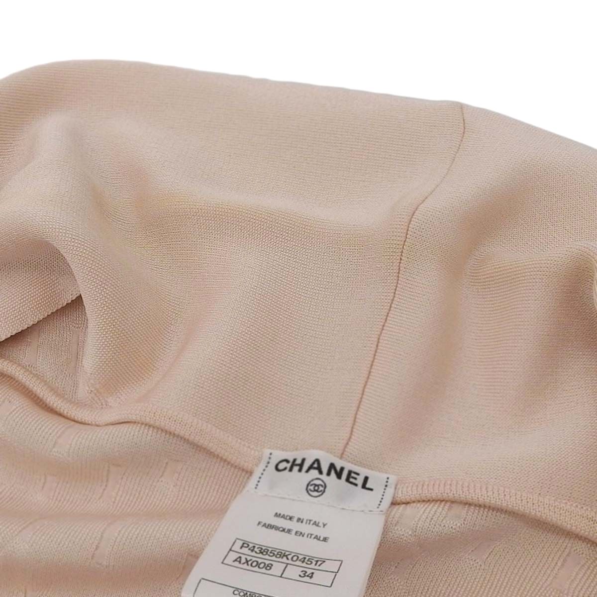 シャネル CHANEL ココマークボタン 半袖 ボレロ カーディガン レーヨン ナイロン ピンク 34 レディース 4571 シャネル CHANEL ココマークボタン 半袖 ボレロ カーディガン