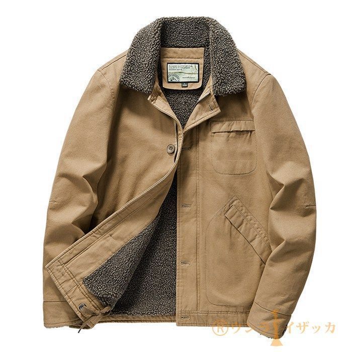 ミリタリージャケット メンズ デッキジャケット コート 裏起毛 裏ボア 防寒 ジャケット ボアブルゾン 冬服 アウター あったか 厚手 40代goodplus221