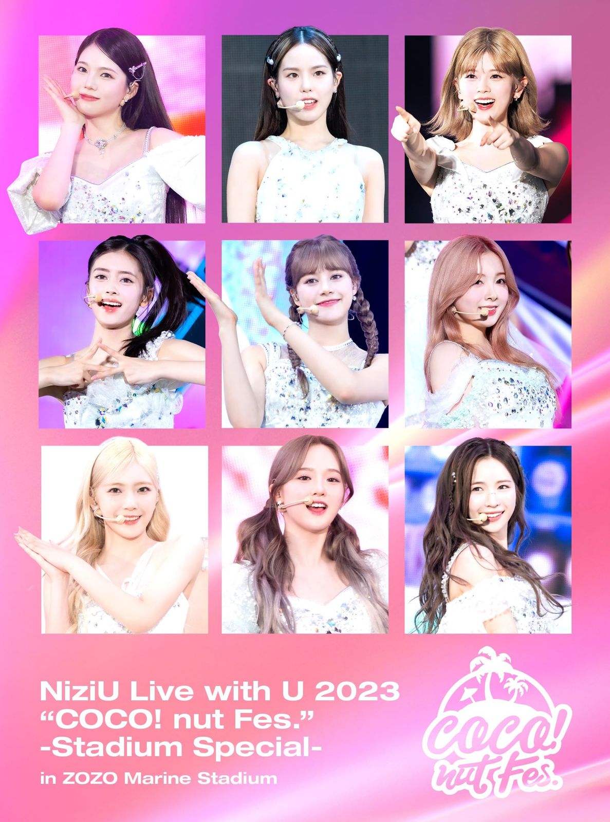 未開封 NiziU Live with U 2025 COCO! nut Fes.” -Stadium Special- in ZOZO Marine Stadium 完全生産 盤 Blu-ray NiziU 出演 形式 Blu-ra