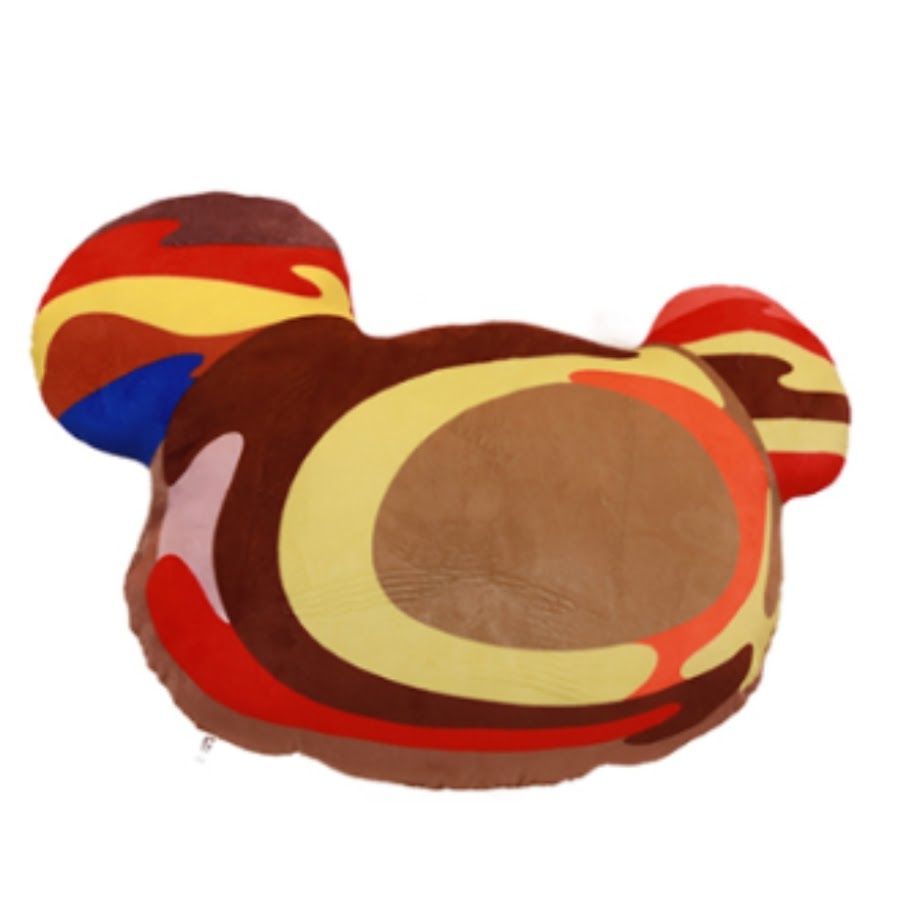 村上隆　ウルサベア　クッション　ブラウン ウルサベアクッション ブラウン Ursa Bear 村上隆 - メルカリ