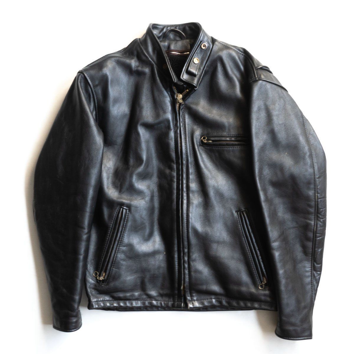 美品】SCHOTT【641/シングルライダースジャケット】40 ボアライナー 