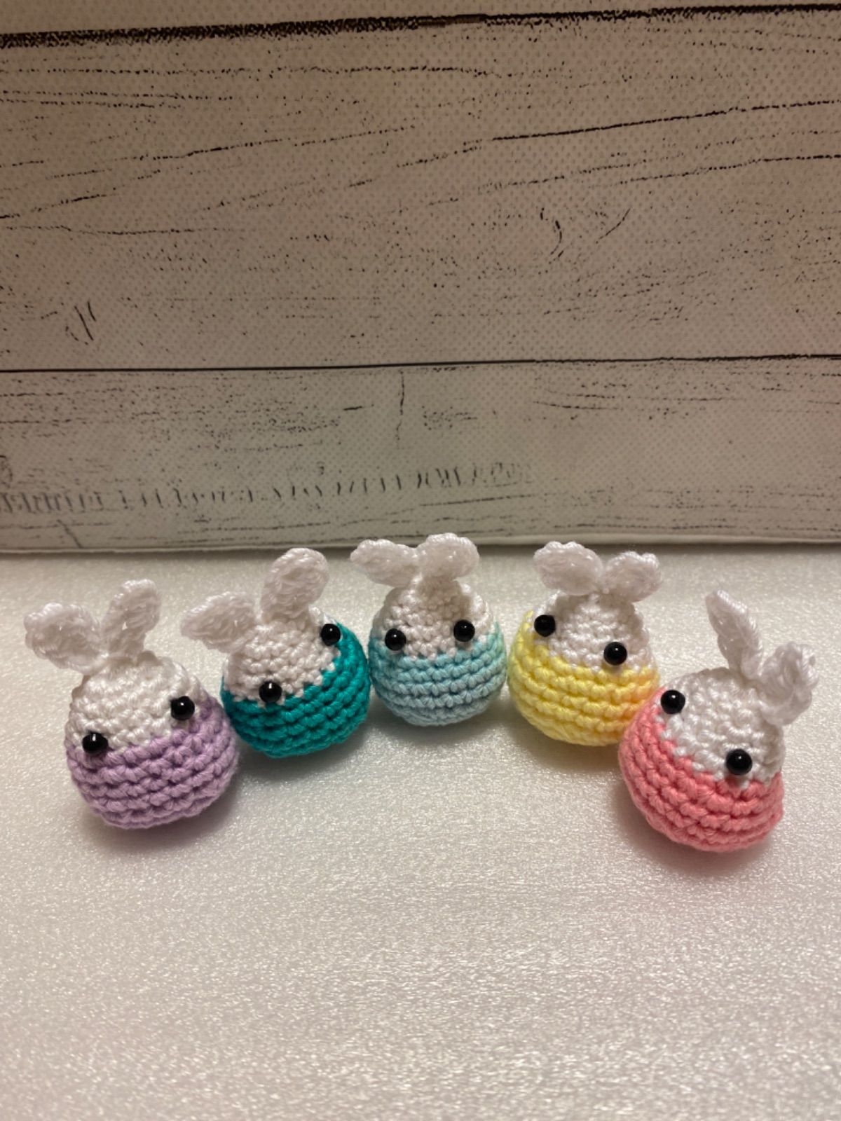 ハンドメイド あみぐるみ ぬいぐるみ ひよこ イースターエッグ