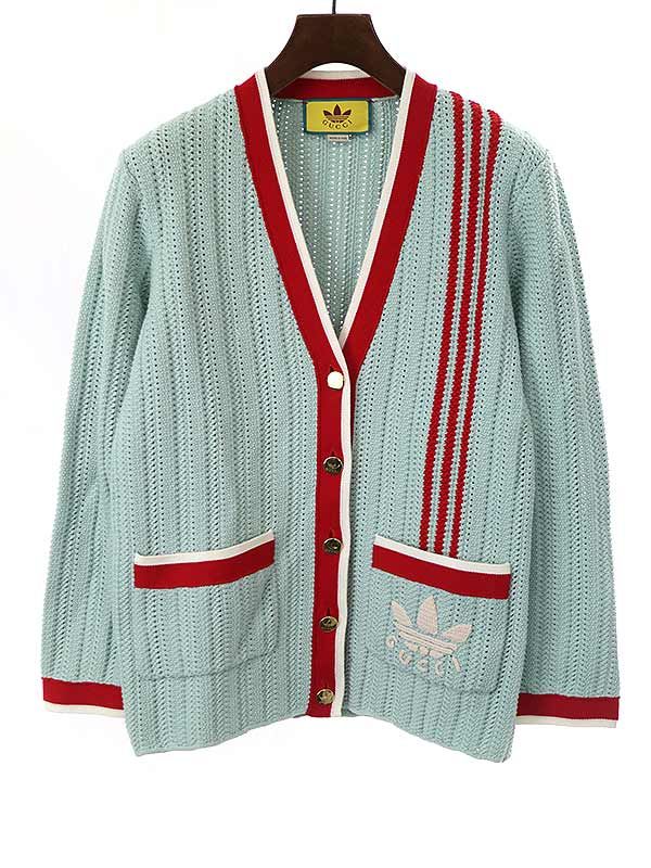 GUCCI×adidas グッチ×アディダス 3ライン ロゴローゲージニット