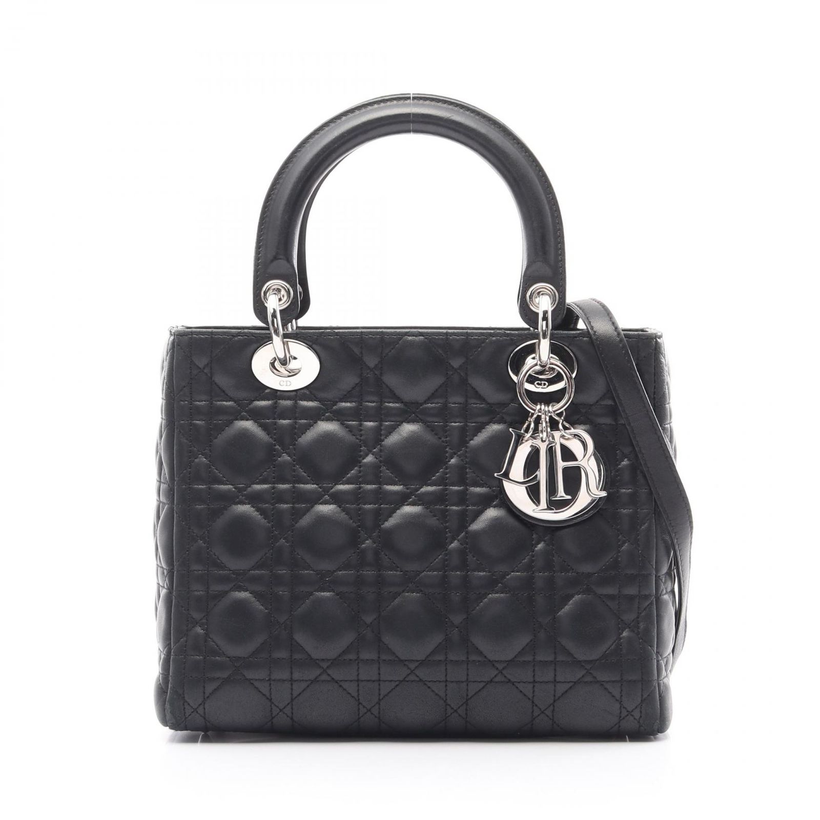 Dior レディディオール カナージュ ブラック ハンドバッグ 2way 黒 楽天市場】クリスチャンディオール Christian Dior レディ