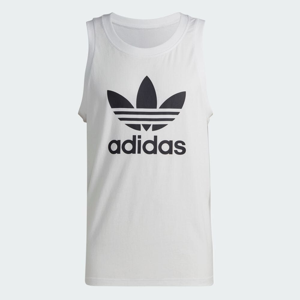 (アディダスオリジナルス) adidas Originals アディカラー クラシックス トレフォイル タンクトップ メンズ BVB27 IA4808 MENS ADICOLOR CLASSICS TREFOIL TANK TOP WHITE