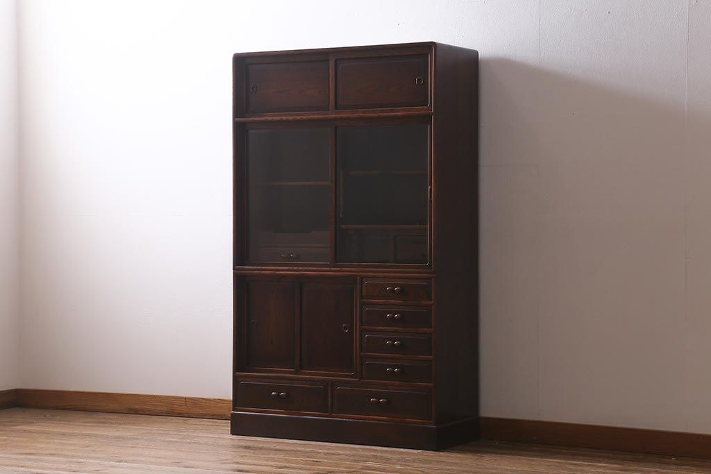 茶箪笥 ケヤキ材 漆塗り 工芸家具 R-040295 - メルカリ