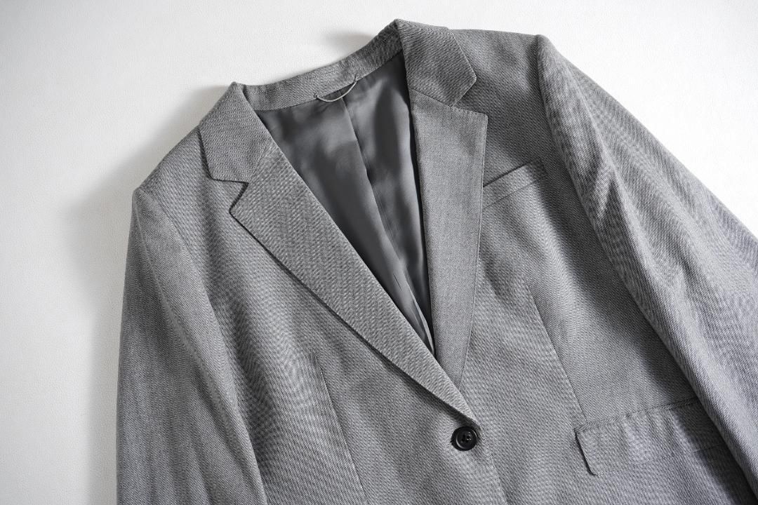 国内 376t 大きいサイズ 23区 ウール混 テーラードジャケット