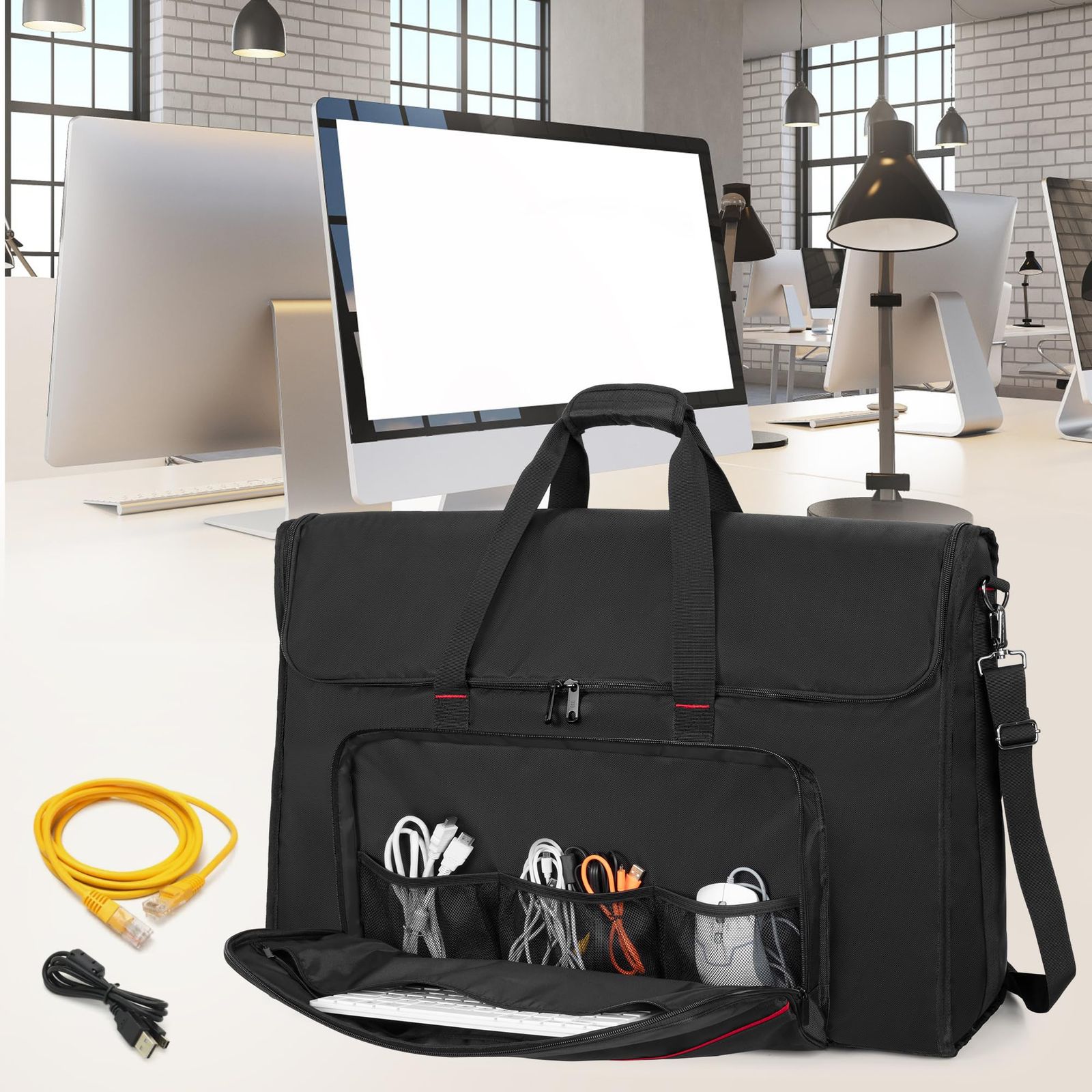 LCD用キャリングバッグ 27インチ用