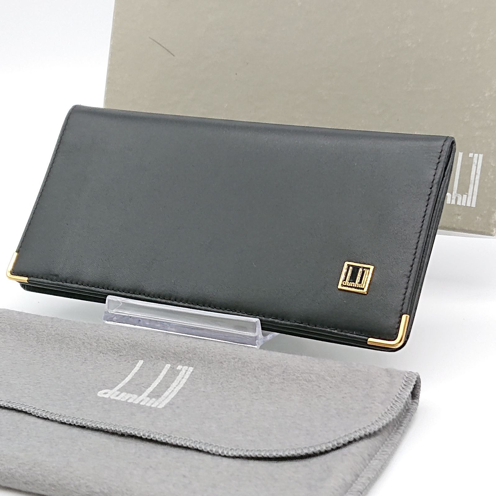 ファッションアイテム人気ランキング Dunhill ダンヒル 札入れ レザー ブラック 折り財布 長財布 小物