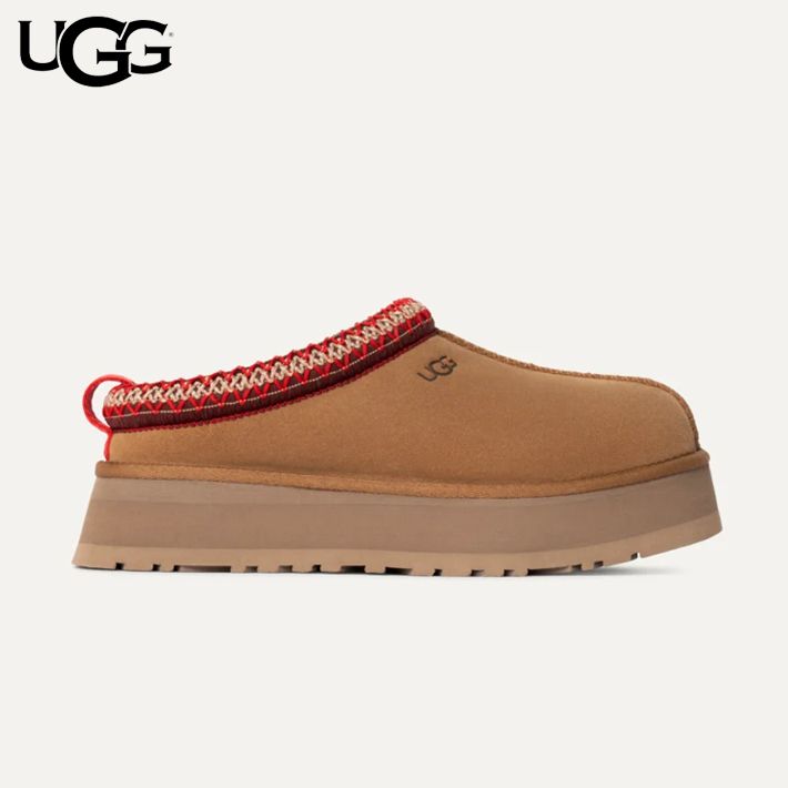 UGG アグ ムートンブーツ サンダル スリッパ プラットフォーム レディース 厚底 WOMENS TAZZ ベージュ 1122553