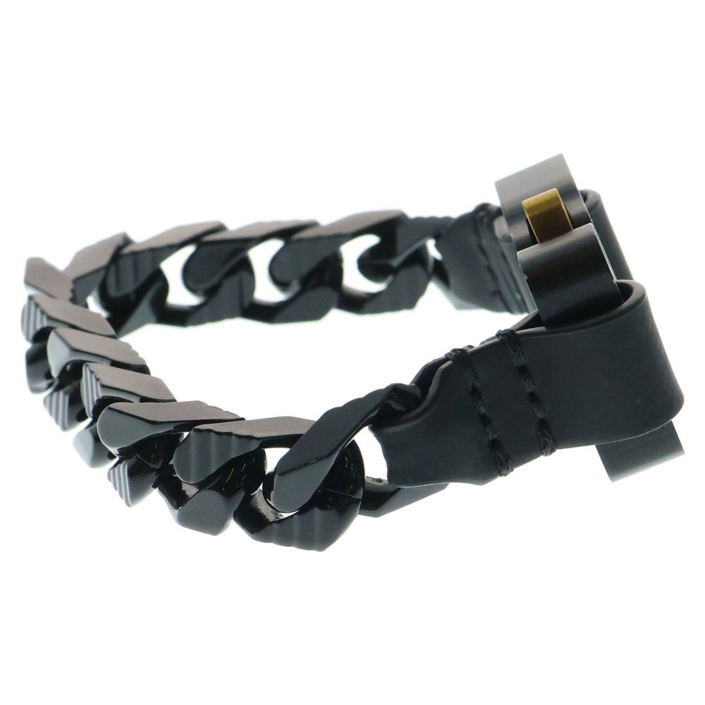 MONCLER モンクレール BRACELET 1017‐ALYX-9SM メタル ロゴ ブレスレット ブラック WWW_SHINETEETH_COM